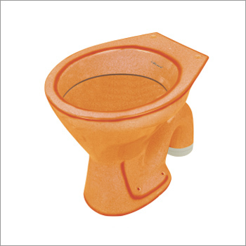 Ceramic Rustic Orange Color Toilet Seat