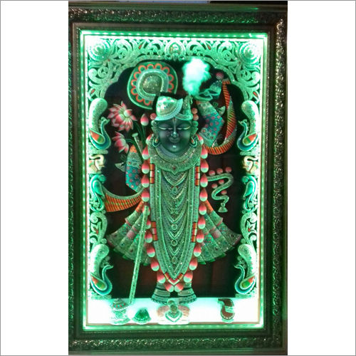 Silver Wood Ambose Antique Shreenath Ji