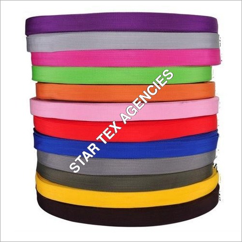 Garments Narrow Woven Tape - Polyester, Customizable Length, Multicolored, Varied Width & Thickness | Durable, High-Quality, Smooth, Strong, Versatile