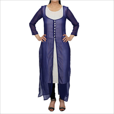 Ladies Slit Cut Plain Kurtis