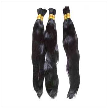 Deep Wave Bulk Hair - 100% Human Hair, 20 Inches, Black | Natural Look, Soft Texture, Bouncy Curls, Versatile Styling