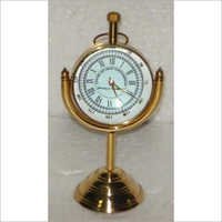 White And Golden Designer Table Clock