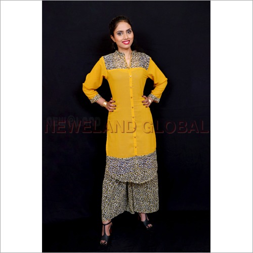 Printed Palazzo Suit Set