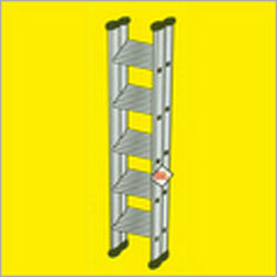 Aluminium Wide Step Ladder Size: 6-12 Foot