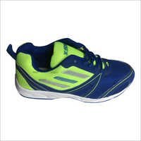 Branded Sport Shoes - Synthetic, Varying Sizes, Blue | Lace-up, Comfort, Breathability, Durability, Style, Support, Lightweight, Rubber Sole