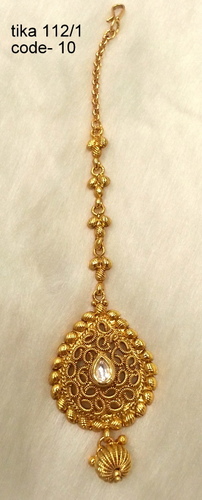 Copper Alloy Maang Tikka