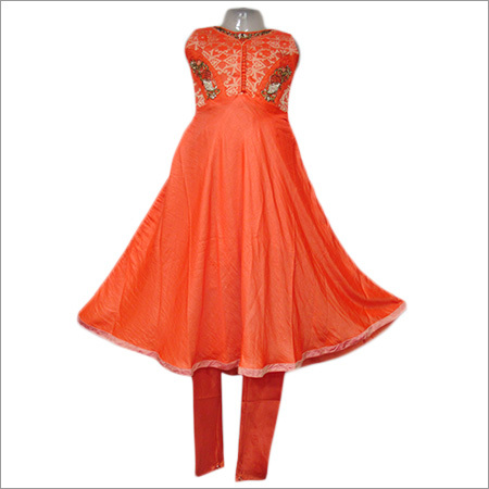 Girl Printed Anarkali Suit