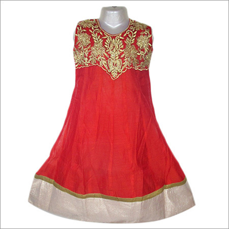 Girls Designer Printed Anarkali Suit