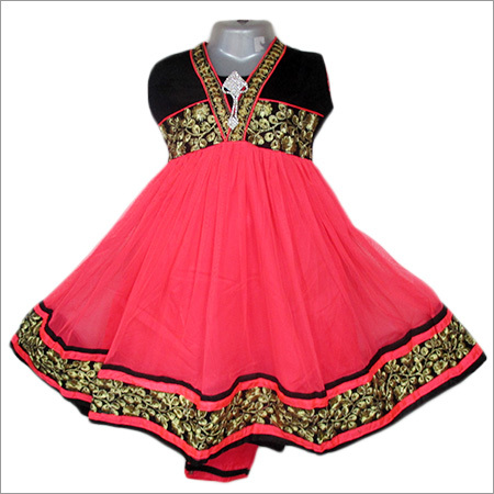 Girls Trendy Flair Anarkali Suit