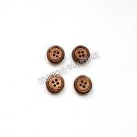 Brown Coconut Sewing Buttons