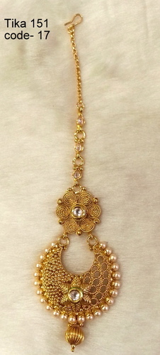 Copper Alloy Maang Tikka