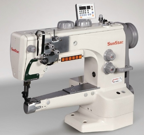 Semi-direct drive, cylinder bed, 1-needle, unison feed, lock stitch sewing machine