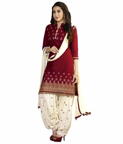 CELEBRITY STORE KARISHMA KAPOOR PATIYALA SUITS WITH CHIFFON DUPATTA
