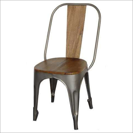Industrial Chair with wooden top