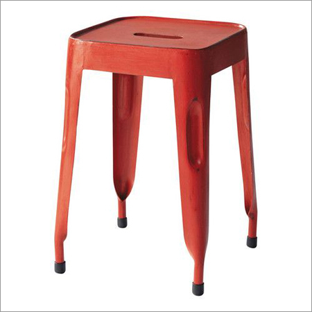 Galvanised Metal Stool