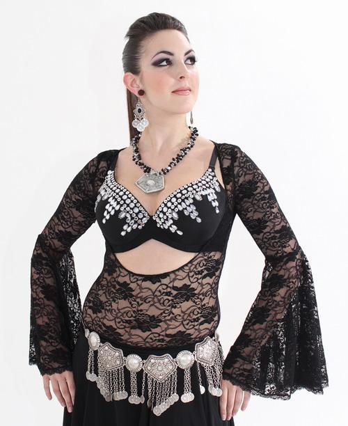 Belly Dance Black Chain Belt Costumes