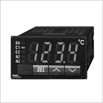 Temperature Indicator - Polished Steel 100x80x50mm TFT Display Â±1Â°C Accuracy PVC ON/OFF Switches Industrial Temperature Monitoring