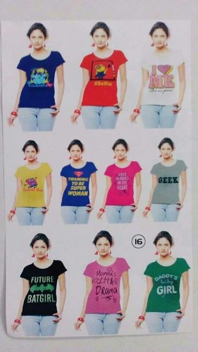 Ladies Round Neck T-Shirts