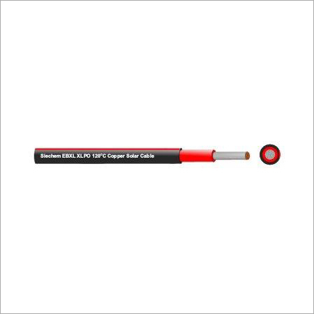 Solar Wires & Cables - 4 sq.mm Stranded Copper Red Color 100 Meter Length | UV Protected High Mechanical Strength TUV Certified