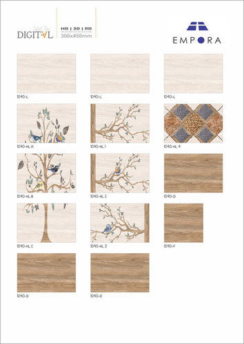 Interior Wall Tiles Glossy Finish