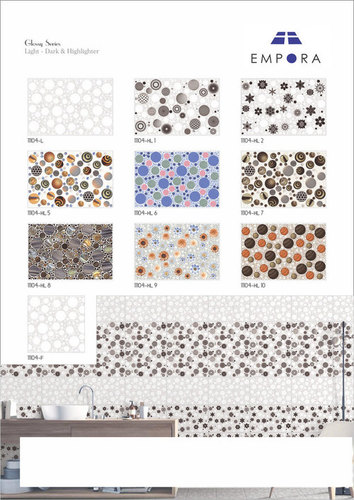 Ceramic Bubbles Designer Elevation Wall Tiles 30X45