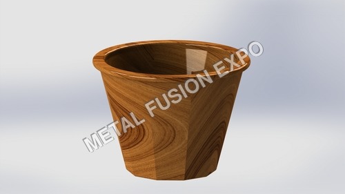 Small Size Wooden Pot