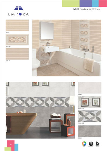 Tasmania Bone Glazed Wall Tiles - Ceramic, 8mm Thickness, Beige | Durable, Stylish, Water Resistant, Easy to Clean