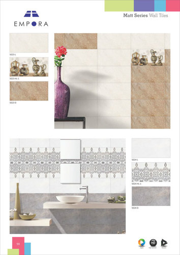 Satin White Unique Collection Wall Tiles - Acid-Resistant, Antibacterial, Non-Slip, Wear-Resistant | Ideal for Elegant Interiors and High-Traffic Areas