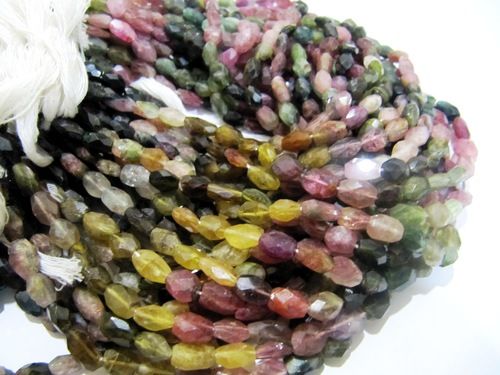 Stone Multi Tourmaline Beads