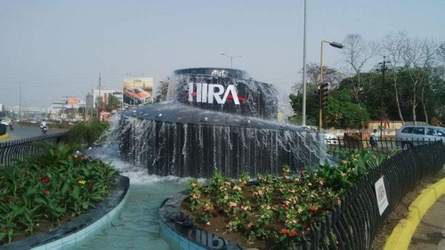 Outdoor Spiral Fountain