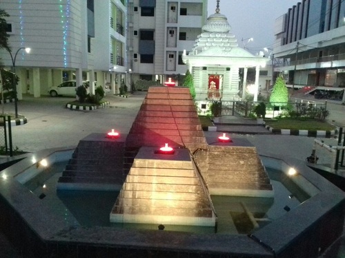 Outdoor Fume Jet Fountain