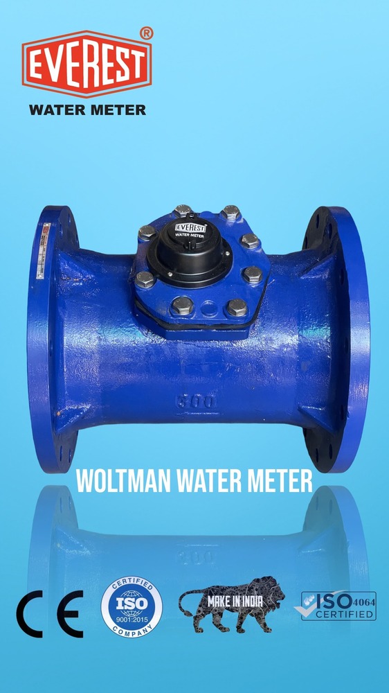 Mild Steel Woltman Type Water Meter 65Mm