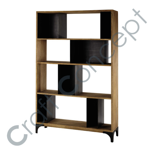 Solid Mango Wood & Iron Shelf