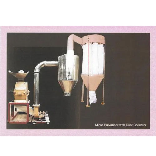 Micro Pulverizer With Dust Collector - Color: Silver