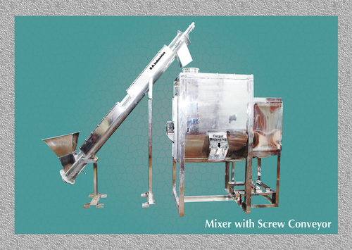 Mixer with Screw Conveyor