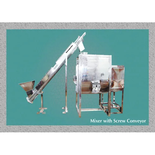 Mixer With Screw Conveyor