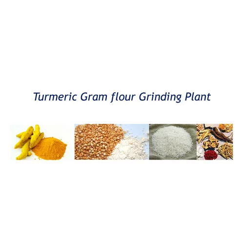 Turmeric Gram Flour Grinding Plants