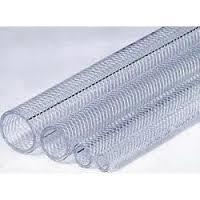Flexible PVC Braided Pipe - 6MM to 50MM | Transparent, UV Resistant, High Strength Synthetic Yarn, Threaded Design