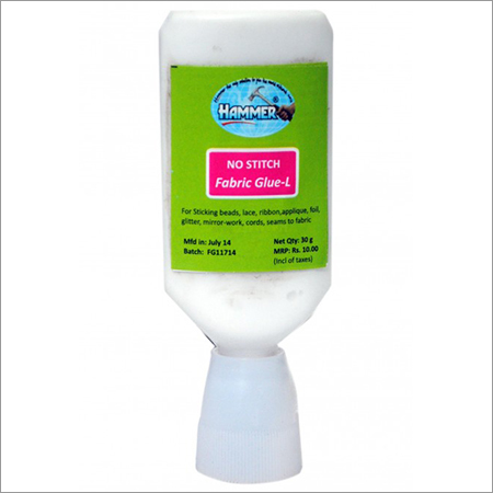 No Stitch-Fabric Glue