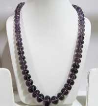 Amethyst Rondelle Smooth Plain beads