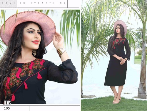 GEORGETTE KURTI JEMS