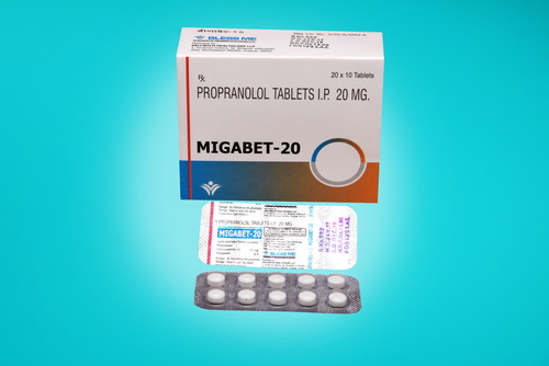 Propranolol 20 Mg Tablets Drug Mixture