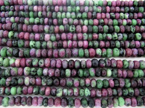 Multi Ruby Zoisite Beads