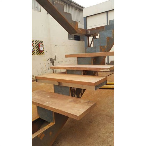 Metal And Wood Staircase