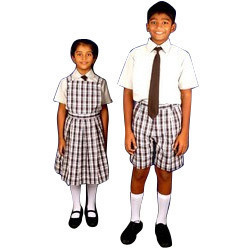 Check Fabric School Uniforms