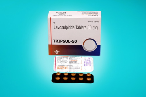 Levosulpiride - 50 mg Tablets | Antipsychotic with Gut Motility Properties, Improves Stomach and Intestinal Disorders