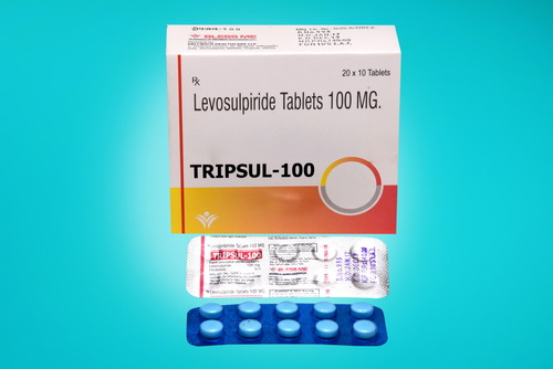 Levosulpiride - 100 mg Tablets | Antipsychotic for Gut Motility, Improves Food Movement