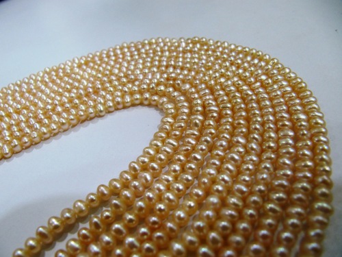 Pearl Beads Dark Golden Color