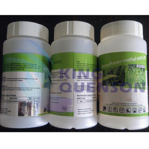 Bensulfuron-methyl - 10% WP & 60% WDG Formulation | 97% Active Ingredient, Off White Granule & Powder, High Wettability