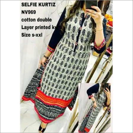 Ladies Cotton Fancy Kurti